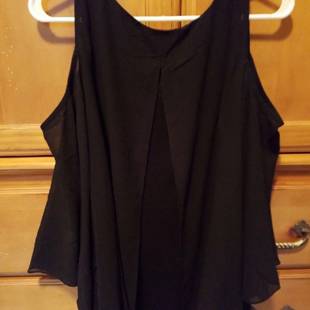 New Ruby Ribbon Cold Shoulder Blouse - image 3